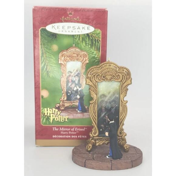Harry Potter The Mirror Of Erised Hallmark 2001 Keepsake Ornament Vintage U236